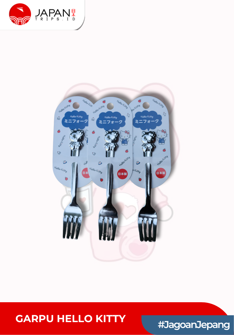 Sumpit Jepang & Sendok Garpu Hello Kitty | Produk Import Japan