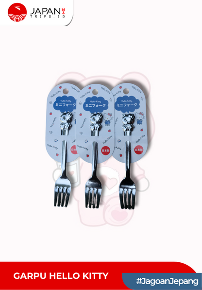 Sumpit Jepang & Sendok Garpu Hello Kitty | Produk Import Japan