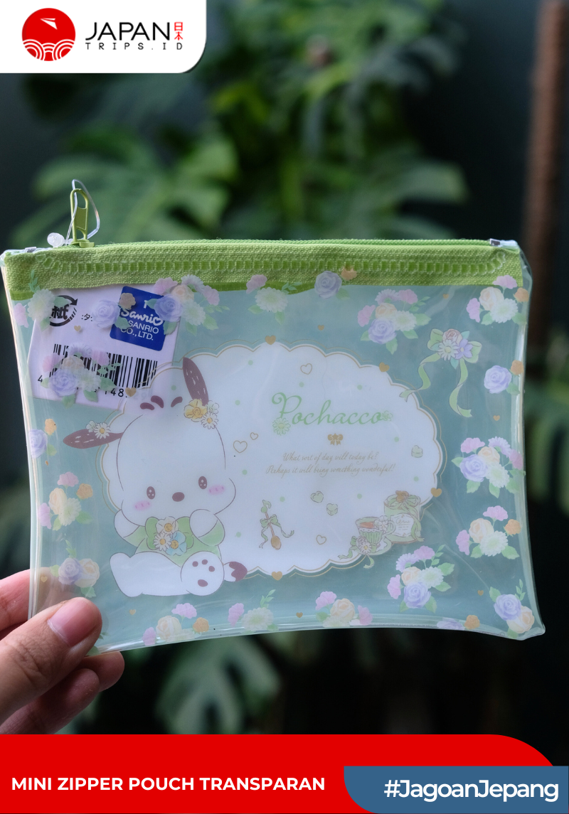 Zipper Pouch, Map Organizer, Mini Wallet & Tenugui - Produk Import Japan