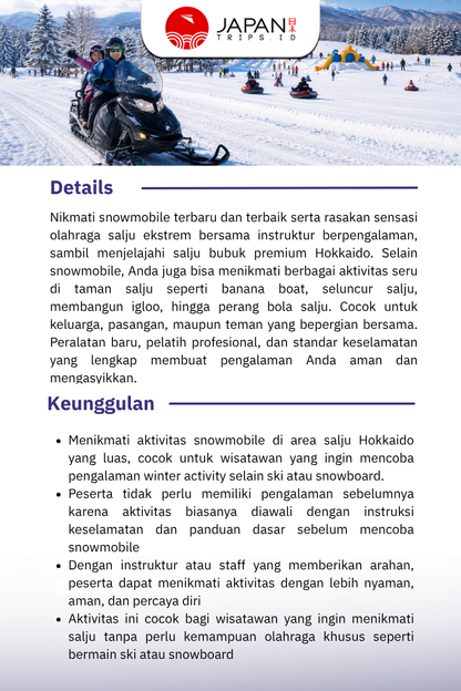 Sapporo Snowmobile & Snow Park | Japan