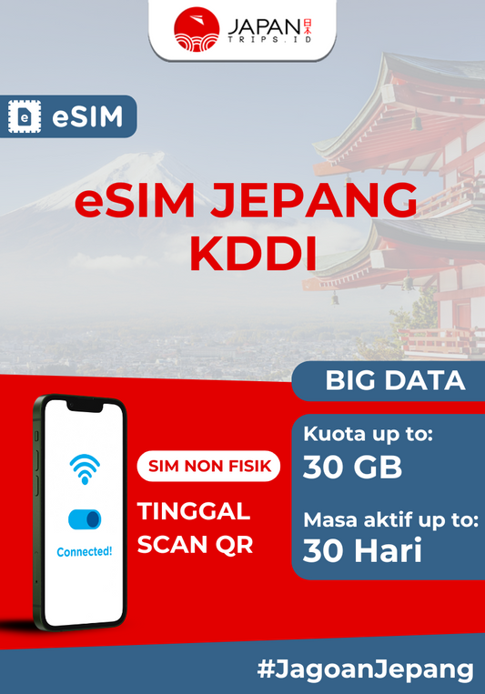Japan eSIM KDDI - japantrips