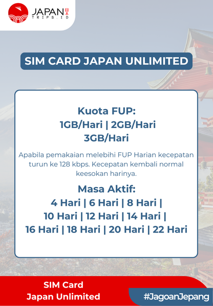 Simcard Japan Unlimited | Travel Simcard Japan