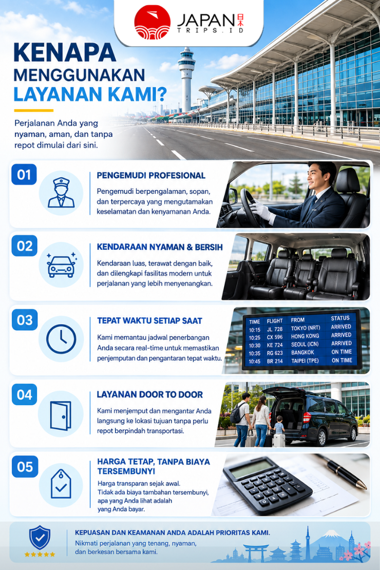 Private Kansai Airport Transfer to Nagoya/Takayama/Hokuriku | Transfer Bandara Kansai ke Nagoya/Takayama/Hokuriku
