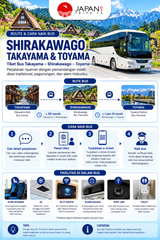 Bus Ticket Takayama – Shirakawago & Toyama | Tiket Bus Takayama – Shirakawago – Toyama
