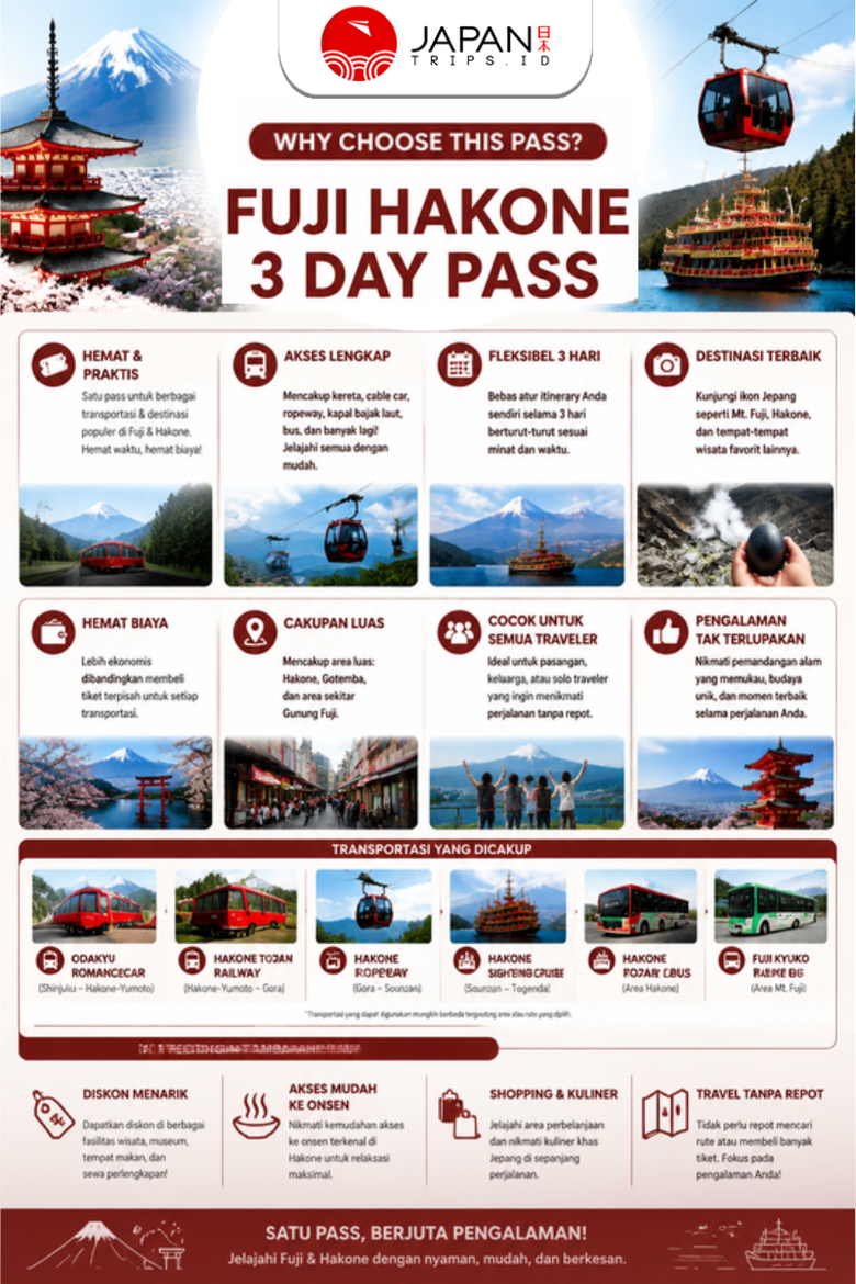 Fuji Hakone 3 Day Pass