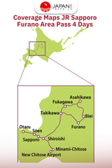 JR Sapporo Furano Area Pass 4 Days
