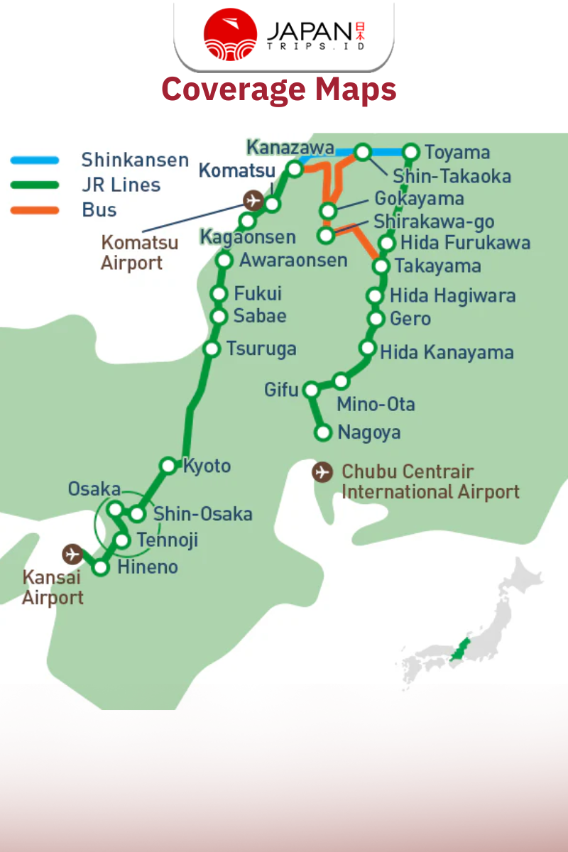 Takayama Hokuriku Area Tourist Pass 5 Days