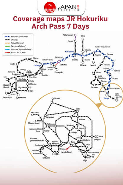 Hokuriku Arch Pass 7 Days