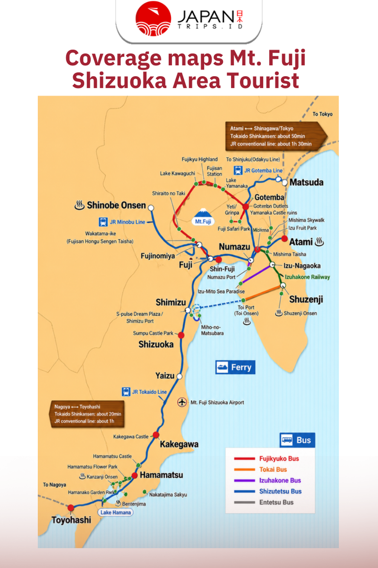 Mt. Fuji Shizuoka Area Tourist Pass Mini 3 Days