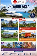 JR Kansai Sanin Area Pass 7 Hari