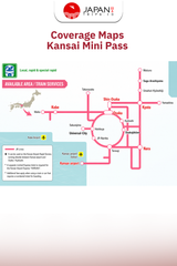 Kansai Mini Pass 3 Days | JR Osaka Nara Kyoto Kobe