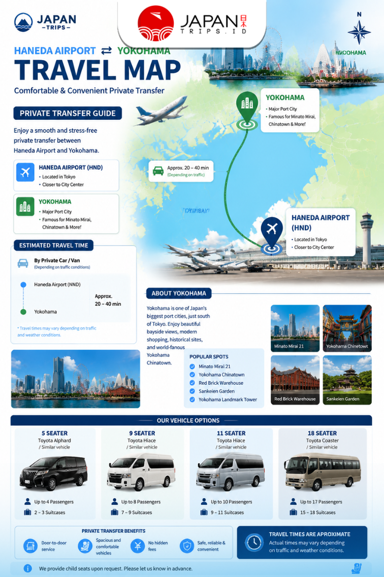 Private Airport Transfer Haneda To Yokohama | Private Airport Transfer One Way