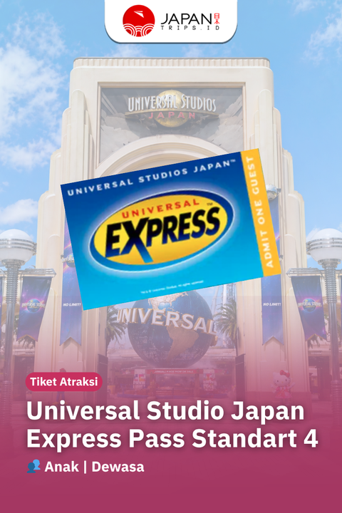 Universal Studio Japan Express Pass Standart 4 Osaka