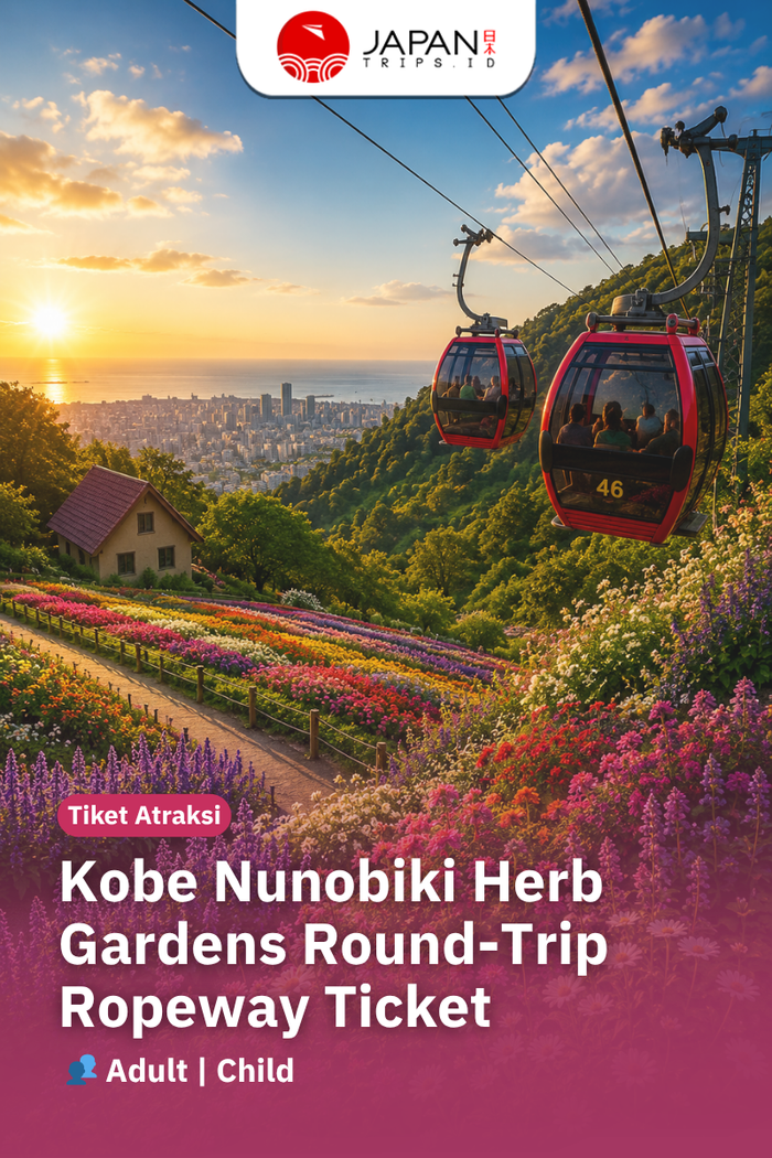 Kobe Nunobiki Herb Gardens Round-Trip Ropeway Ticket