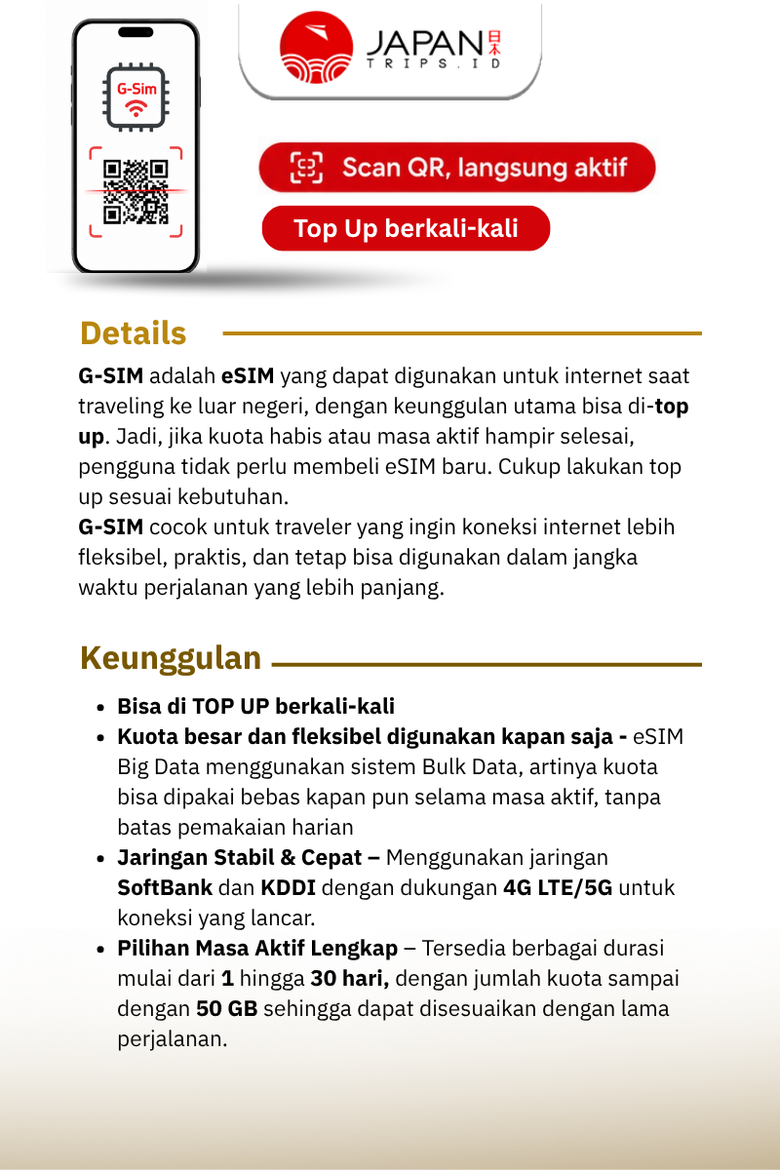 gSim! Asia BIG DATA - Reusable & TopUp Anytime | Japantrips