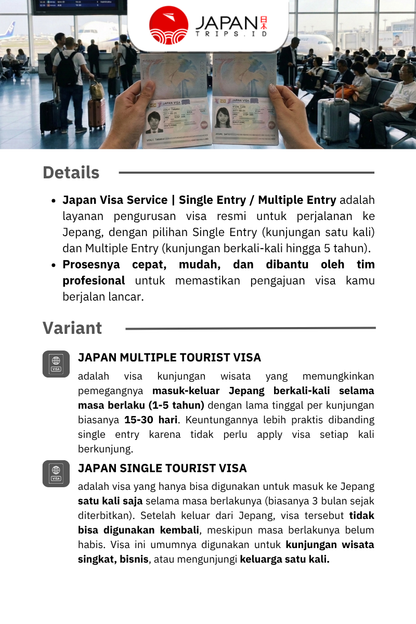 Japan Visa Service | Single Entry / Multiple Entry