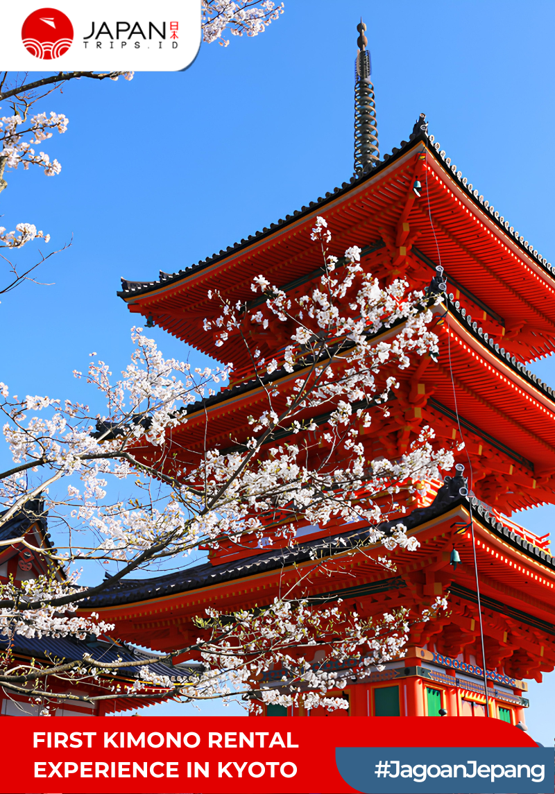 First Kimono Rental Experience in Kyoto | Rental Kimono Kyoto Kiyomizudera
