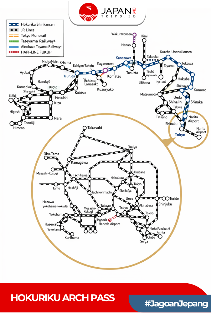 Hokuriku Arch Pass 7 Days