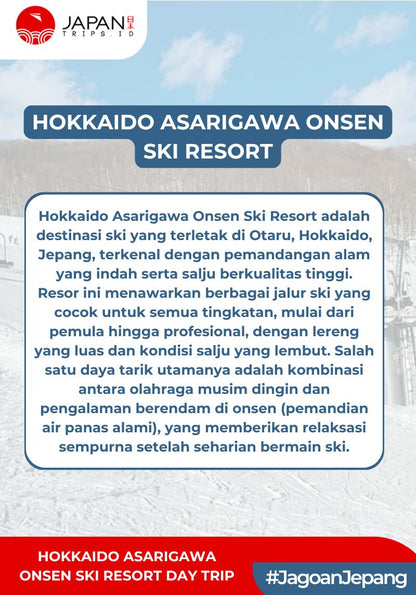 Hokkaido Asarigawa Onsen Ski Resort Day Trip