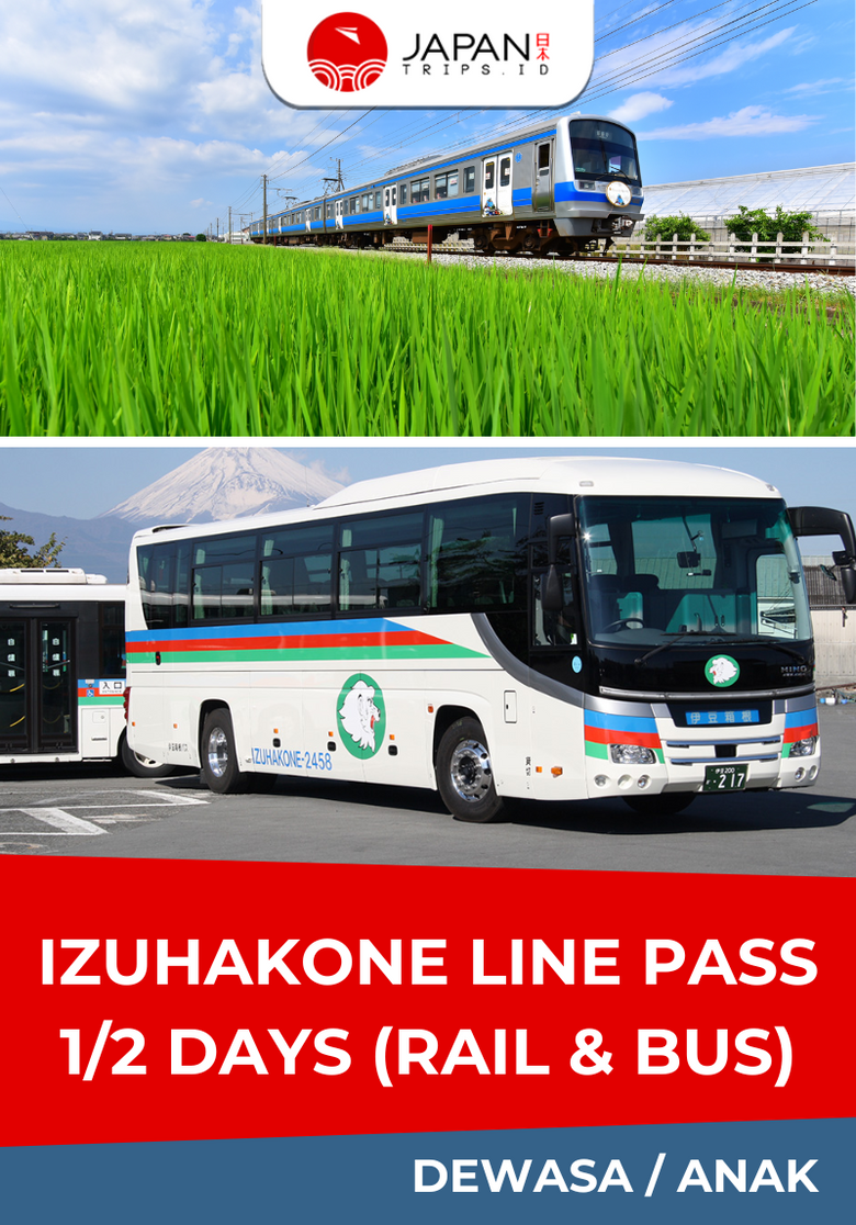 Izuhakone Line 2-Day & 1-Day Pass (Rail & Bus) | Tiket Izuhakone Line 1 & 2 Hari (Kereta & Bus)