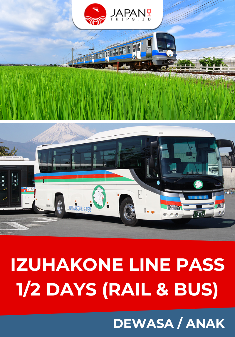 Izuhakone Line 2-Day & 1-Day Pass (Rail & Bus) | Tiket Izuhakone Line 1 & 2 Hari (Kereta & Bus)
