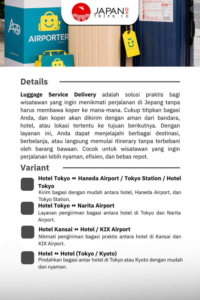 Luggage Service Delivery | Japan