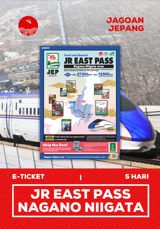 JR East Pass Nagano-Niigata Area Pass 5 Days