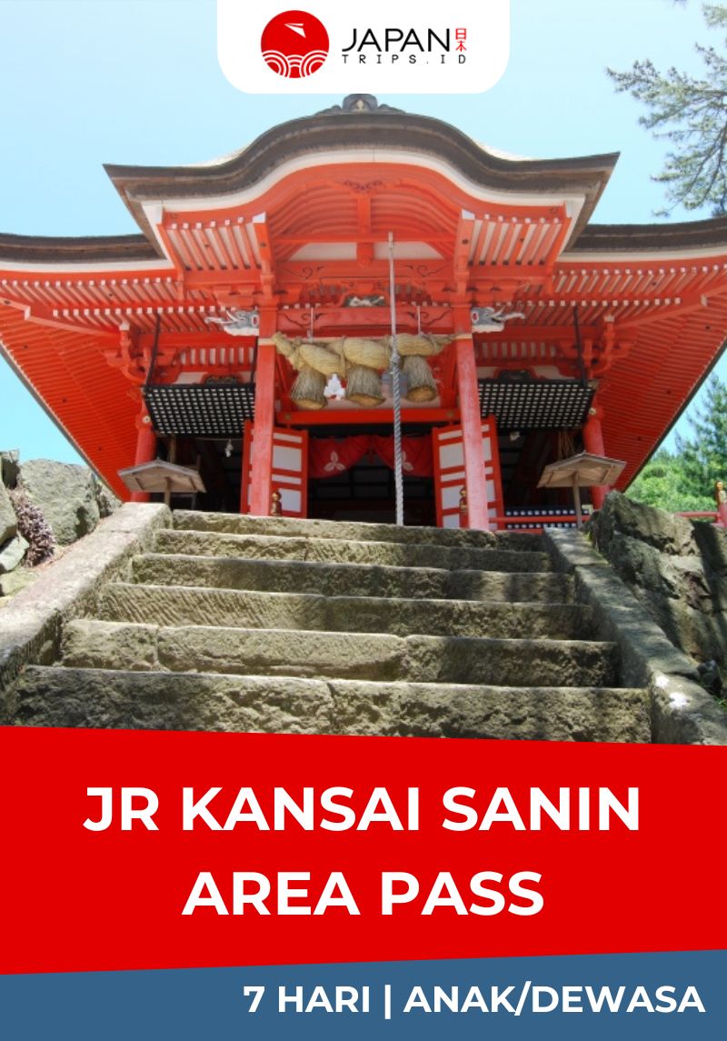 JR Kansai Sanin Area Pass 7 Hari