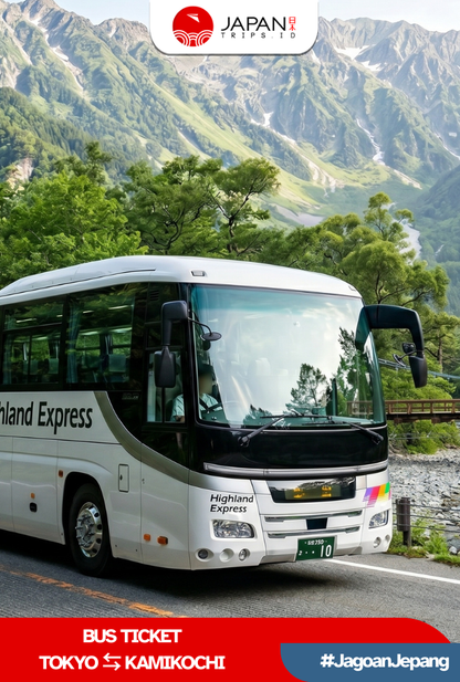 Tiket Bus Tokyo ⇆ Kamikochi | Bus Japan