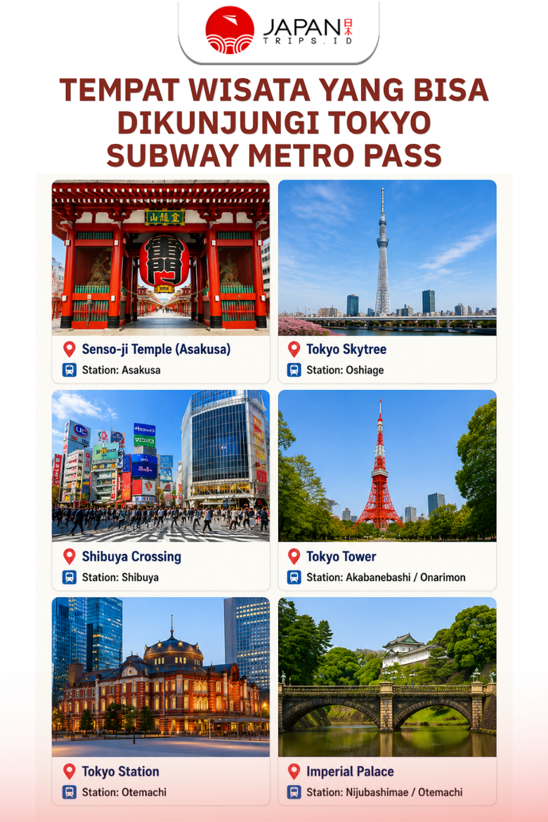 Tokyo Subway Metro Pass