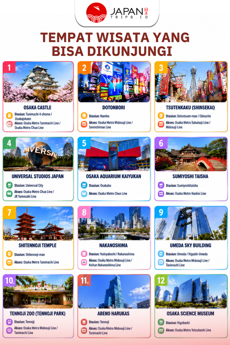 Osaka Metro & Osaka City Bus Pass