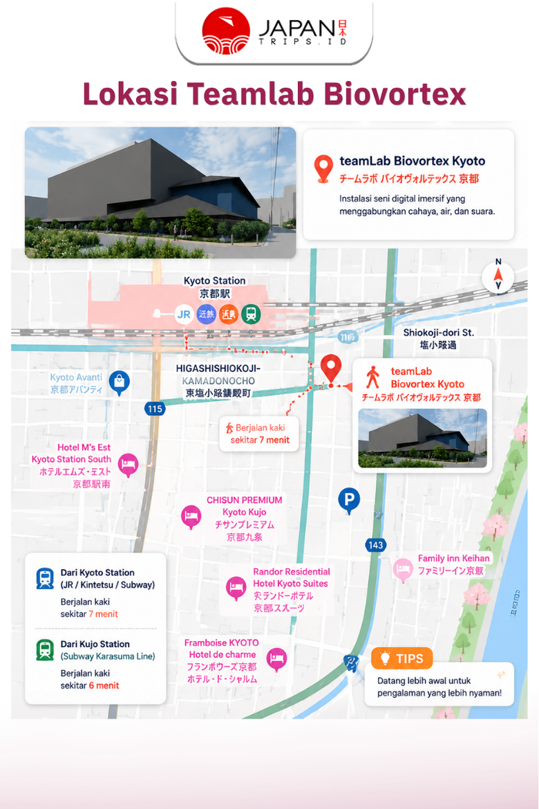 Teamlab Biovortex Kyoto Ticket