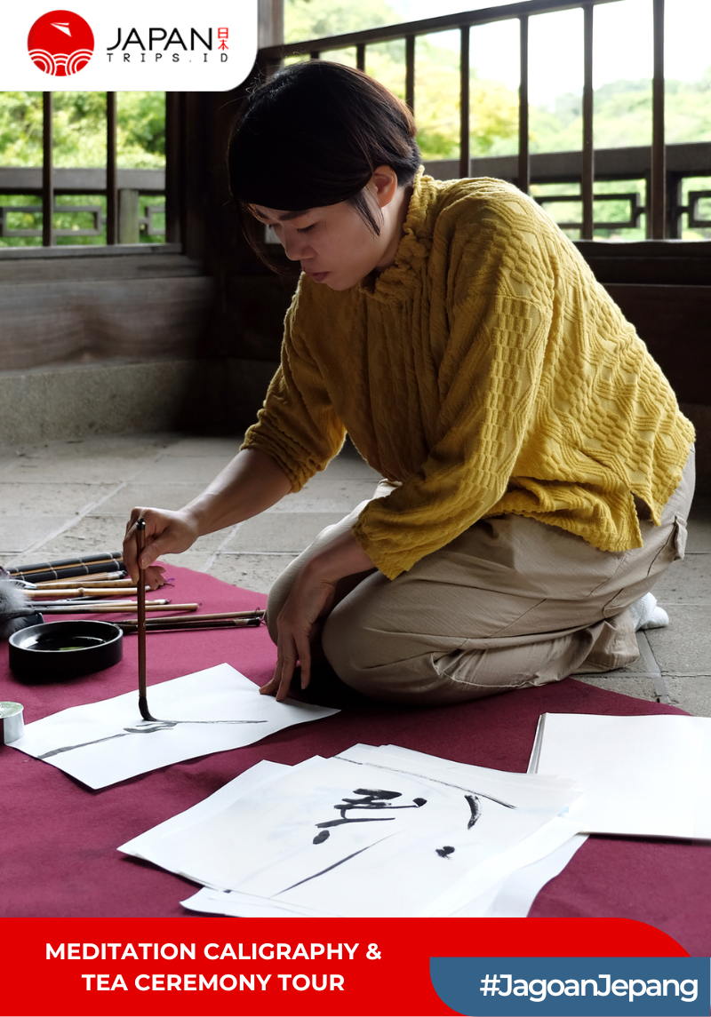 Meditation Caligraphy & Tea Ceremony touching the essence of Zen Buddhism | Kaligrafi Meditasi & Upacara Minum Teh