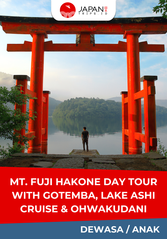 Mt. Fuji Hakone Day Tour with Gotemba, Lake Ashi Cruise & Ohwakudani