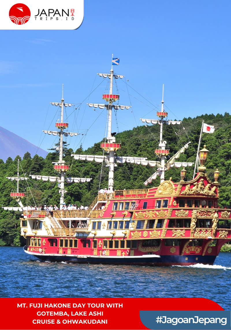 Mt. Fuji Hakone Day Tour with Gotemba, Lake Ashi Cruise & Owakudani