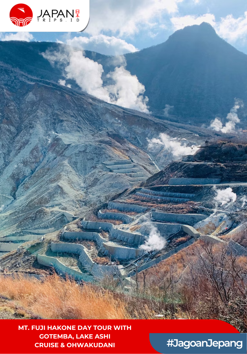 Mt. Fuji Hakone Day Tour with Gotemba, Lake Ashi Cruise & Owakudani