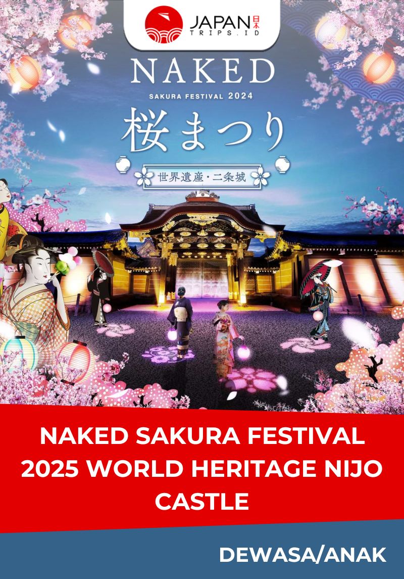 Naked Sakura Festival 2025 World Heritage Nijo Castle Admission Ticket