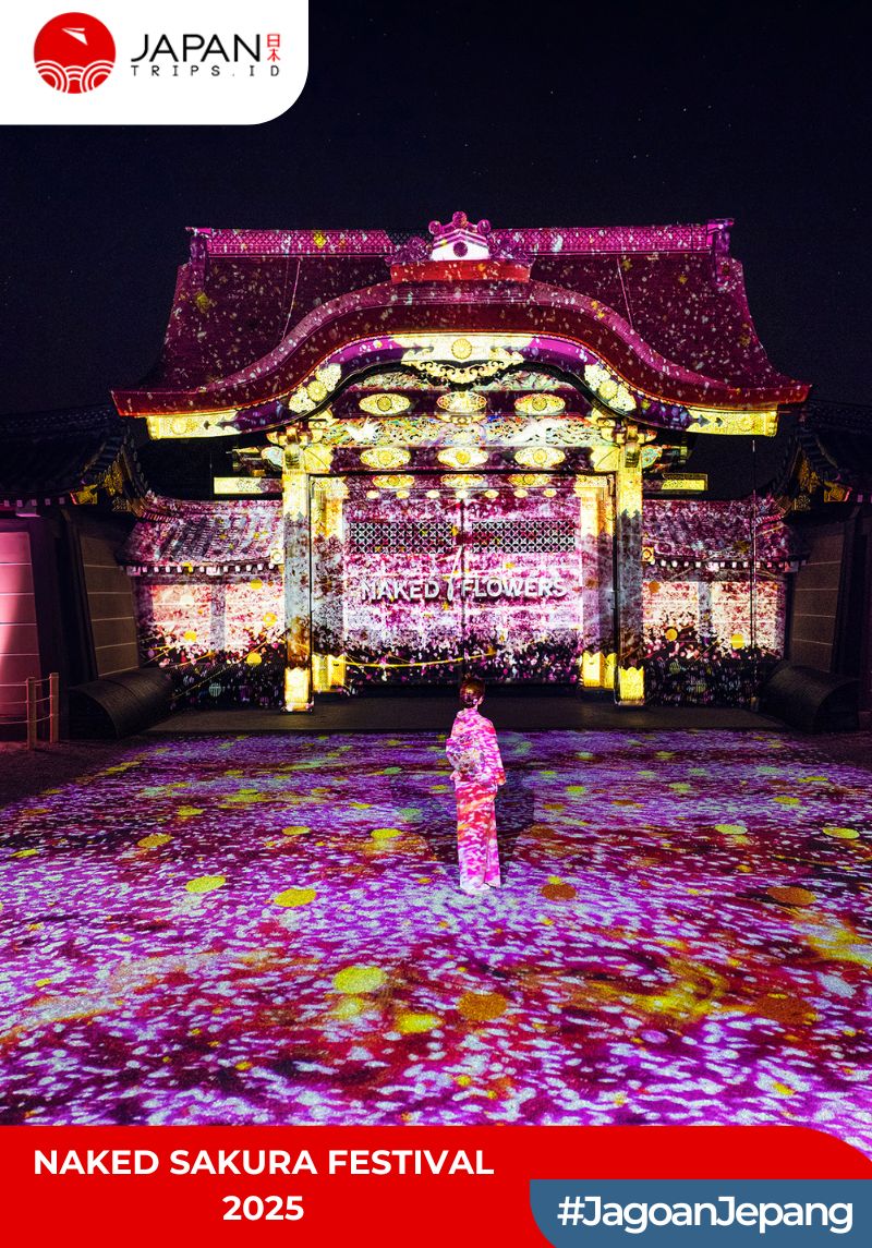 Naked Sakura Festival 2025 World Heritage Nijo Castle Admission Ticket
