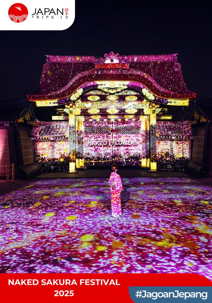 Naked Sakura Festival 2025 World Heritage Nijo Castle Admission Ticket