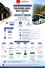 E-Ticket Shinhotaka Ropeway / Takayama Nohi Bus ↔ Hirayu Onsen