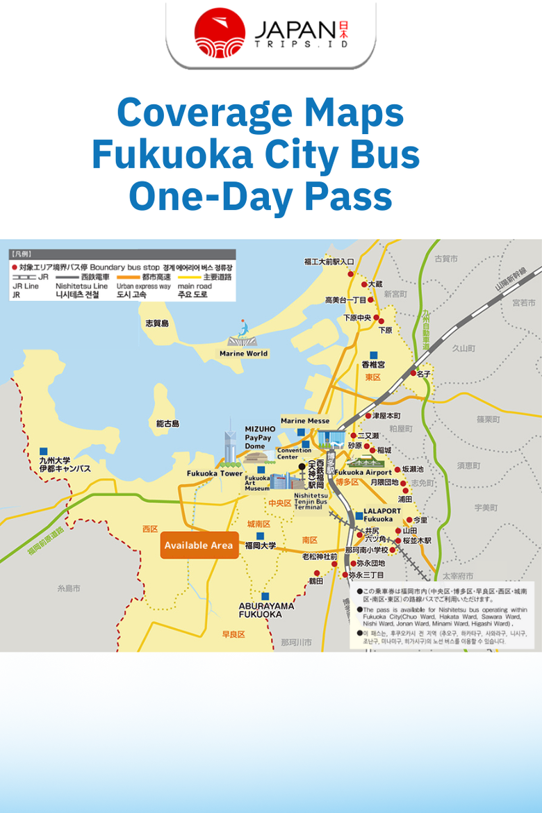 Fukuoka City Bus One-Day Pass