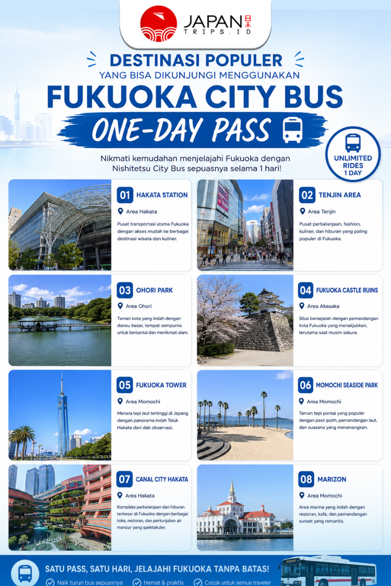 Fukuoka City Bus One-Day Pass