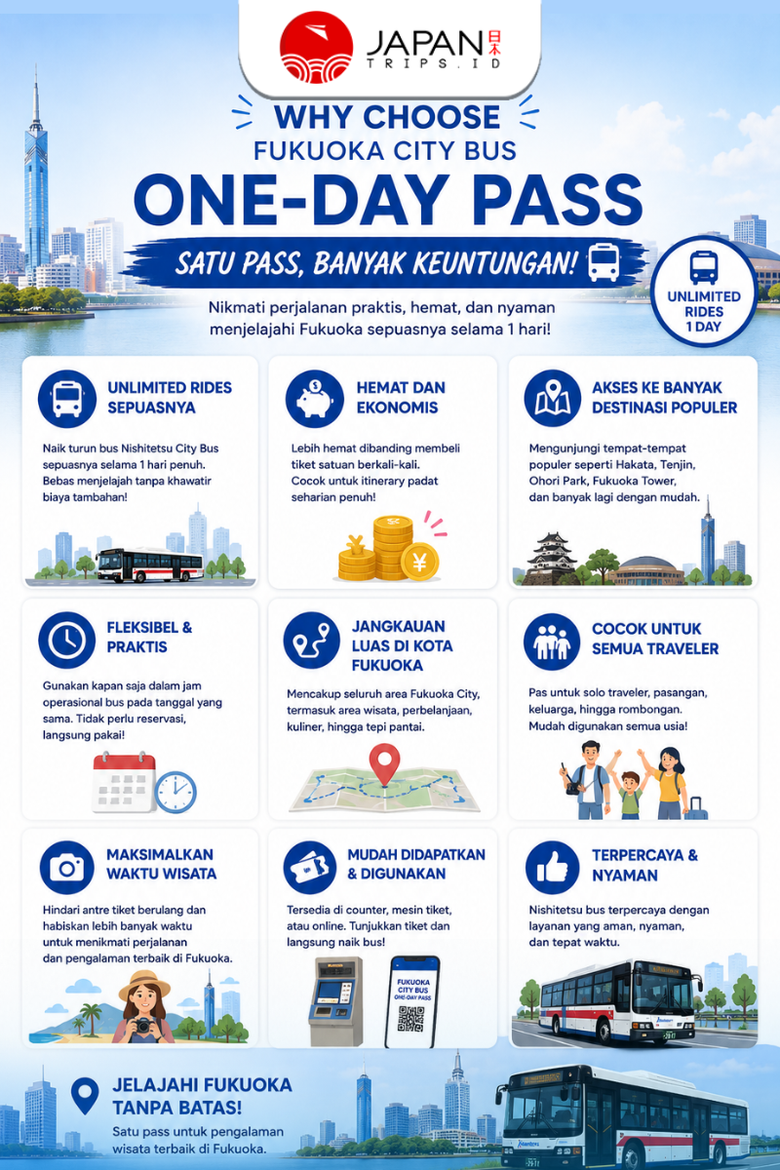 Fukuoka City Bus One-Day Pass