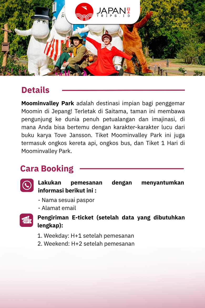 Moominvalley Park Ticket & Travel Pass | Tiket Moominvalley Park & Tiket Perjalanan