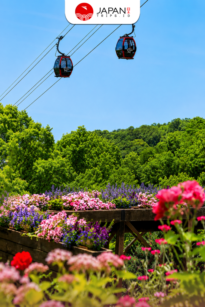 Kobe Nunobiki Herb Gardens Round-Trip Ropeway Ticket