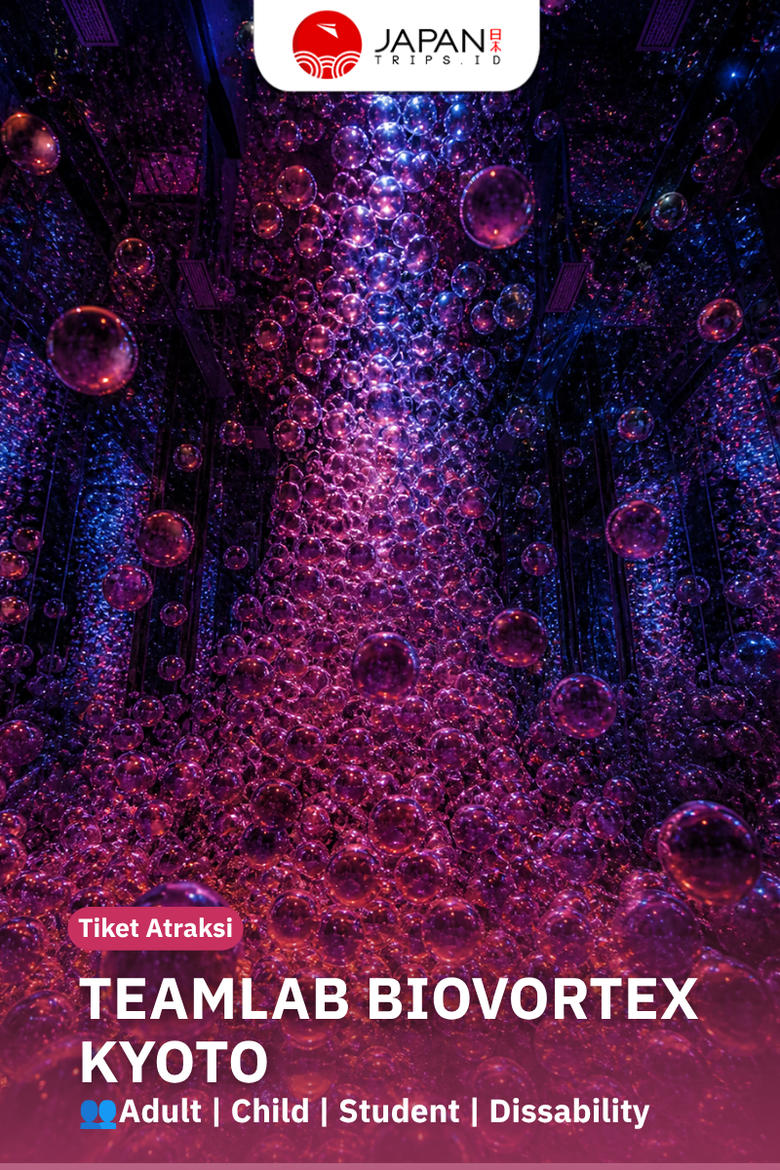Teamlab Biovortex Kyoto Ticket