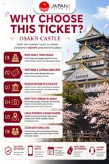 Osaka Castle Japan | Tiket Kastil Osaka Jepang - Japantrips