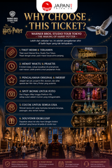 Warner Bros. Studio Tour Tokyo - The Making of Harry Potter Ticket & Tokyo Subway 24-hour Ticket