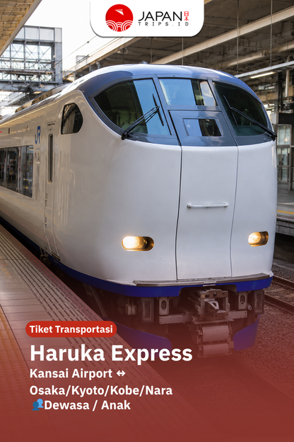 Haruka Express dari/ke Kansai Airport – Osaka/Kyoto/Kobe/Nara