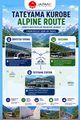 Tateyama Kurobe Alpine Route Ticket | Tiket Rute Alpen Tateyama Kurobe